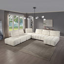 Loanna Beige Modular Armless Chair - Ornate Home