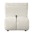 Loanna Beige Modular Armless Chair - Ornate Home