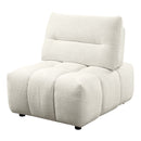 Loanna Beige Modular Armless Chair - Ornate Home