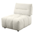 Loanna Beige Modular Armless Chair - Ornate Home