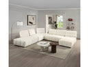 Loanna Beige Modular Armless Chair - Ornate Home