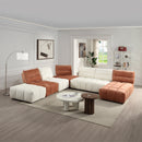 Loanna Beige Ottoman - Ornate Home