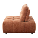 Loanna Coral Red Modular - Armless Chair - Ornate Home