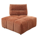 Loanna Coral Red Modular - Wedge - Ornate Home