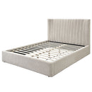 Loren Beige Eastern King Bed - Ornate Home