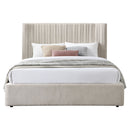 Loren Beige Queen Bed - Ornate Home