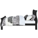 Louis Philippe Black Queen Bed - Ornate Home