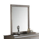 Louis Philippe III Antique Gray Mirror - Ornate Home