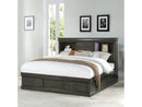 Louis Philippe IiI Dark Gray Queen Bed - Ornate Home