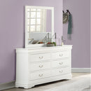 Louis Philippe White Mirror - Ornate Home