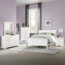 Louis Philippe White Queen Bed - Ornate Home