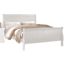 Louis Philippe White Queen Bed - Ornate Home