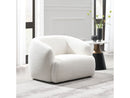 Lucifer Black/White Shimmer Chair - Ornate Home
