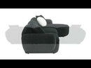 Lucifer Black/White Shimmer Chair - Ornate Home
