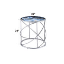Lyda Blue End Table - Ornate Home