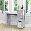 Lyphre Antique White Computer Desk - Ornate Home