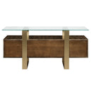 Mabyn Brown Console Cabinet - Ornate Home