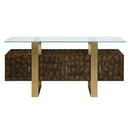 Mabyn Brown Console Cabinet - Ornate Home