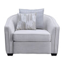 Mahler II Beige Chair w/ 2 Pillows - Ornate Home