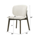 Mallin Gray/Walnut Side Chair (Set of 2) - Ornate Home