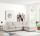 Manhattan Sand Linen Modular Sectional / 4pc - Cloud II - Ornate Home