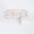 Manhattan Sand Linen Modular Sectional / 4pc - Cloud II - Ornate Home