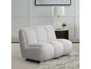 Manilla Ivory White Linen Chair - Ornate Home