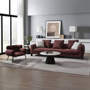 Mardi Maroon Sofa - Ornate Home