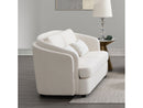 Mariko Beige Loveseat W/2 Pillows - Ornate Home