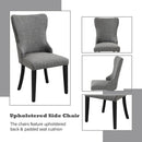 Marioly Gray Side Chair (Set of 2) - Ornate Home