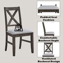 Marit Gray Side Chair (Set of 2) - Ornate Home