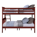 Marita Cherry Bunk Bed (T/F) - Ornate Home