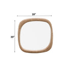 Markku Oak Aceent Mirror - Ornate Home
