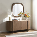 Markku Oak Aceent Mirror - Ornate Home