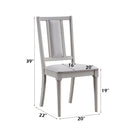 Marta Beige Linen & Natural Side Chair (Set of 2) - Ornate Home