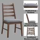 Mayah Dark Gray/Walnut Side Chair (Set of 2) - Ornate Home