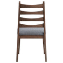 Mayah Dark Gray/Walnut Side Chair (Set of 2) - Ornate Home