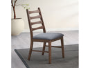 Mayah Dark Gray/Walnut Side Chair (Set of 2) - Ornate Home