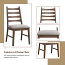 Mayah Gray/Walnut Side Chair (Set of 2) - Ornate Home