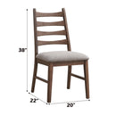 Mayah Gray/Walnut Side Chair (Set of 2) - Ornate Home