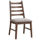 Mayah Gray/Walnut Side Chair (Set of 2) - Ornate Home