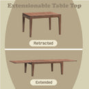 Mayah Walnut Dining Table - Ornate Home