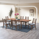 Mayah Walnut Dining Table - Ornate Home