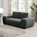 Medwin Green Loveseat in a Box - Ornate Home