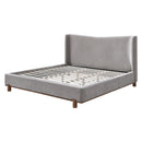 Melbourne Gray Eastern King Bed - Ornate Home