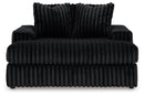 Midnight-Madness Onyx 4-Piece Sectional & Oversized Chaise - Ornate Home