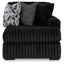 Midnight-Madness Onyx 4-Piece Sectional & Oversized Chaise - Ornate Home