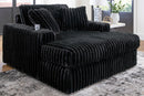 Midnight-Madness Onyx Corduroy 2-Piece LAF Chaise Sectional - Ornate Home