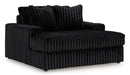 Midnight-Madness Onyx Corduroy 2-Piece LAF Chaise Sectional - Ornate Home