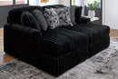 Midnight-Madness Onyx Super Chaise - Ornate Home